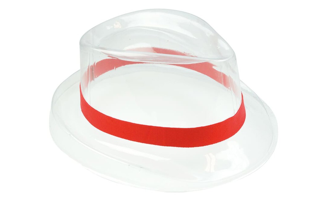 Nilton's Elastisches Hutband - Rot (PMS 199c) / Rot