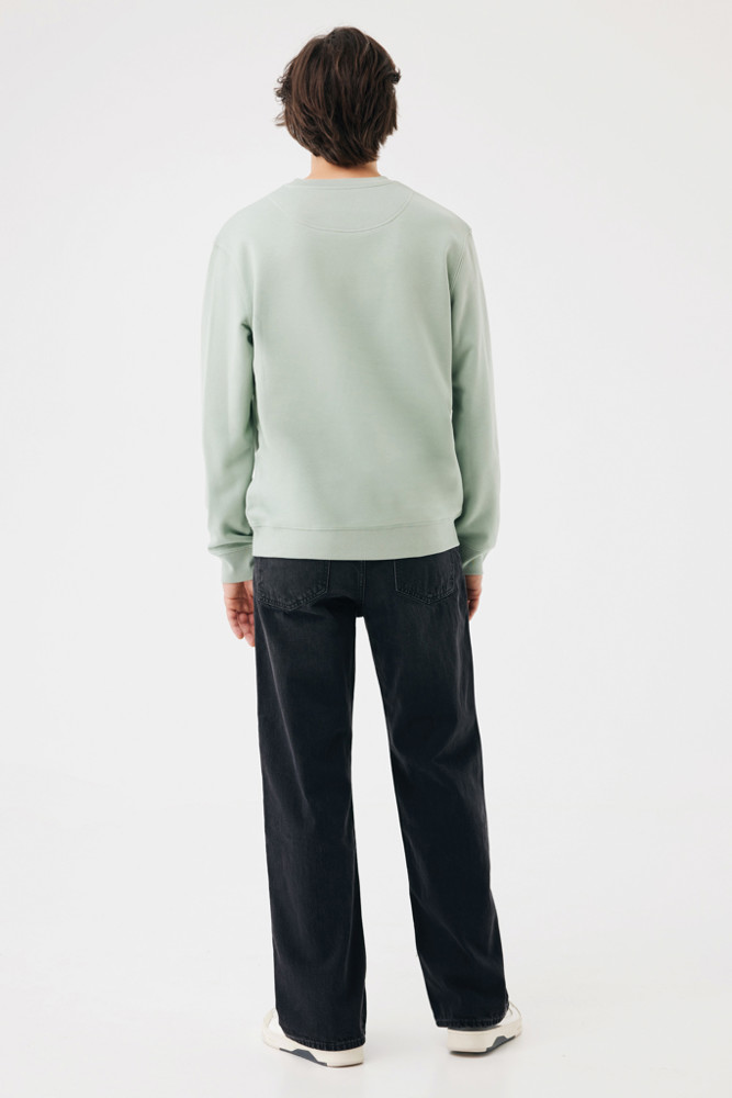 IQONIQ Torla Rundhals-Pullover aus recycelter Baumwolle