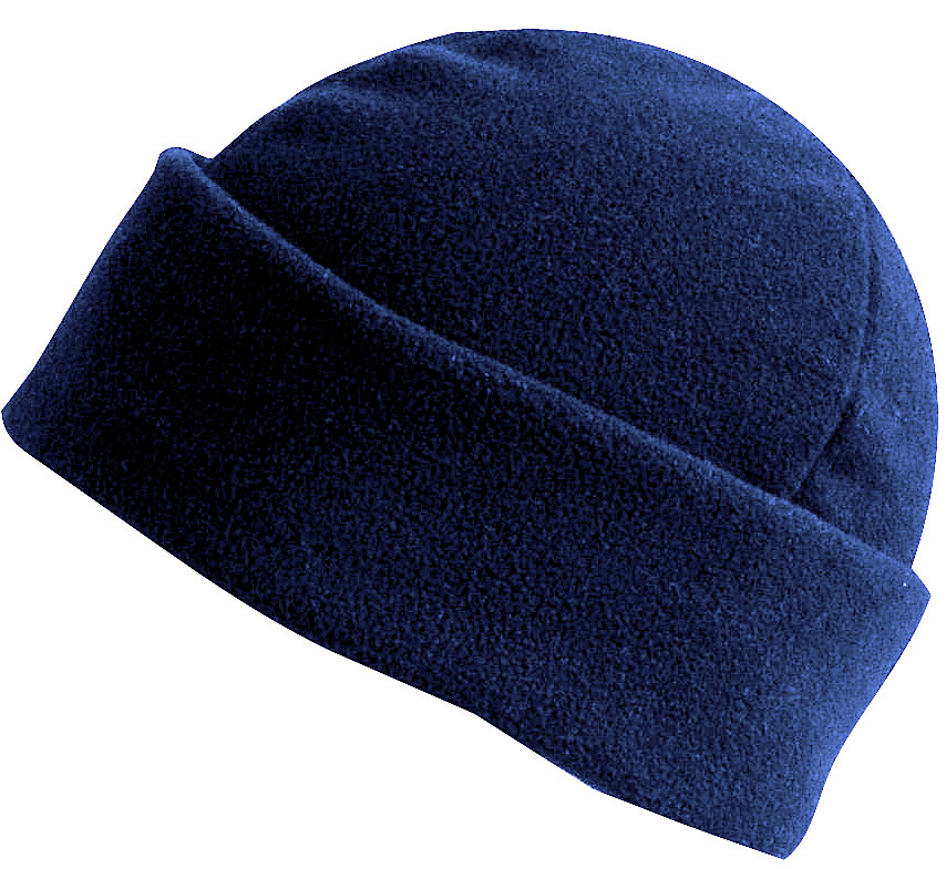 Fleece-Mütze - navyblau