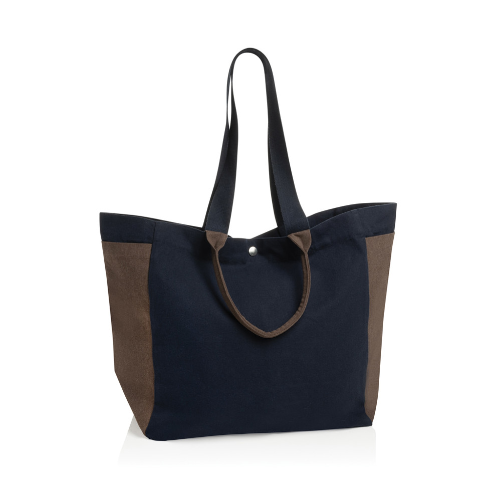 BEAU AWARE™ Allround-Shopper aus rec. Canvas 400gr/m² - navy blau (± PMS navy)