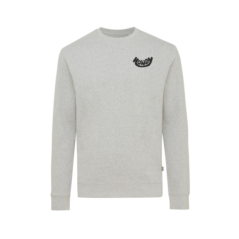 IQONIQ Denali ungefärbt. Rundhals-Sweater aus recycelter BW