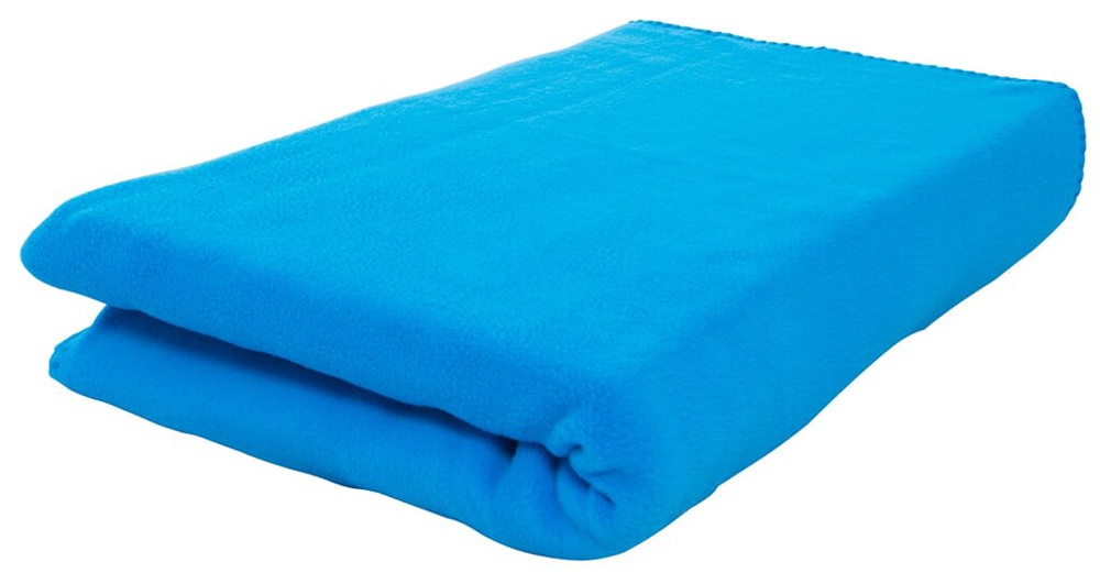 Nilton's Fleecedecke 150x120 cm, 250 g/m² - Mittelblau (2191C) / Mittelblau