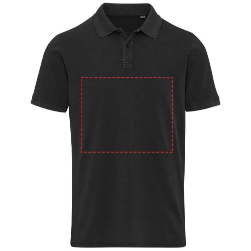 Calgary Poloshirt für Herren im Washed Look, 200 g/m2