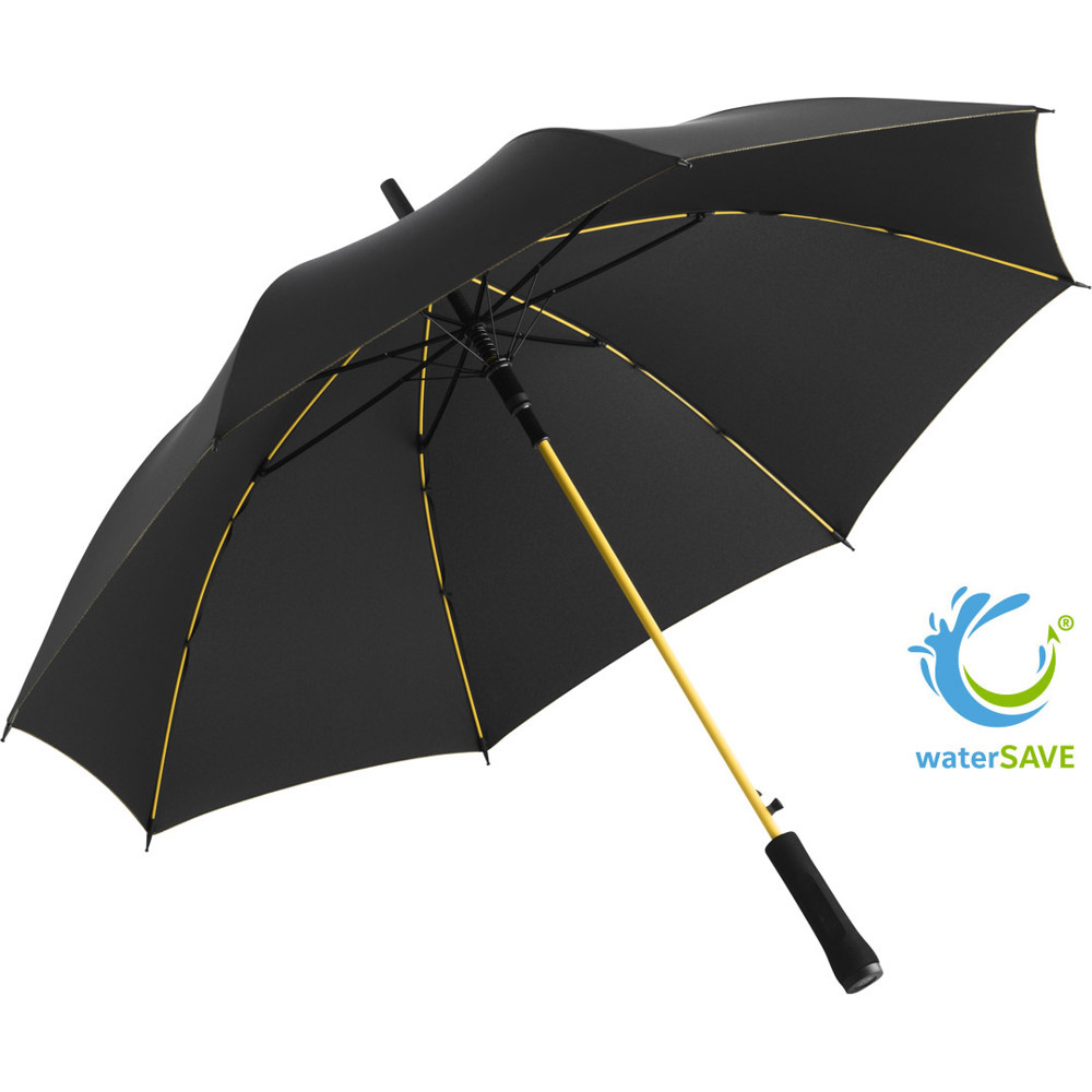 1084 AC-Stockschirm Colorline - schwarz-gelb