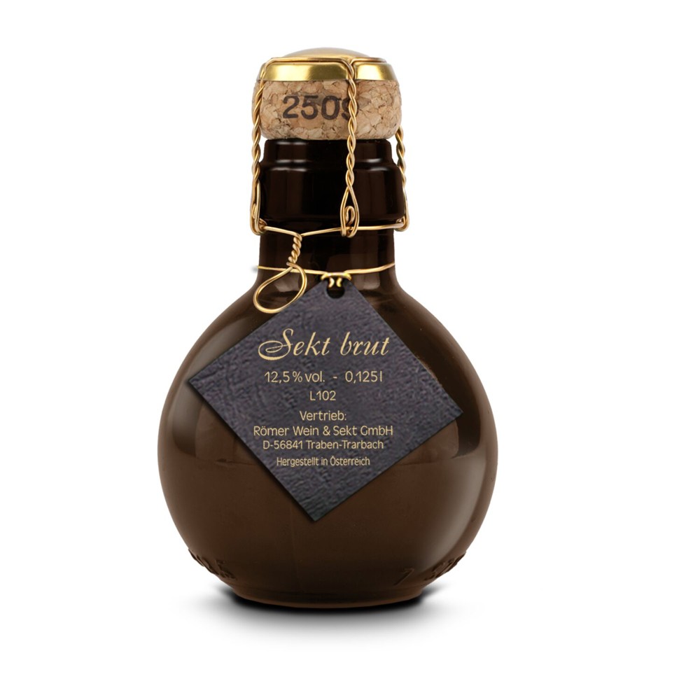 Kleinste Sektflasche der Welt! Frohe Ostern - Ohne Geschenkkarton, 125 ml
