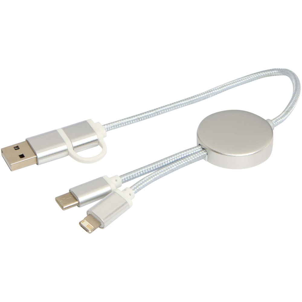 Alasia 30 cm 5-in-1 Kabel aus recyceltem Kunststoff für Datenübertragung und 27W Schnellladung