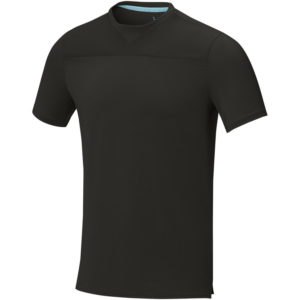 Borax 160 g/m² Cool Fit T-Shirt aus recyceltem GRS Material für Herren - Schwarz