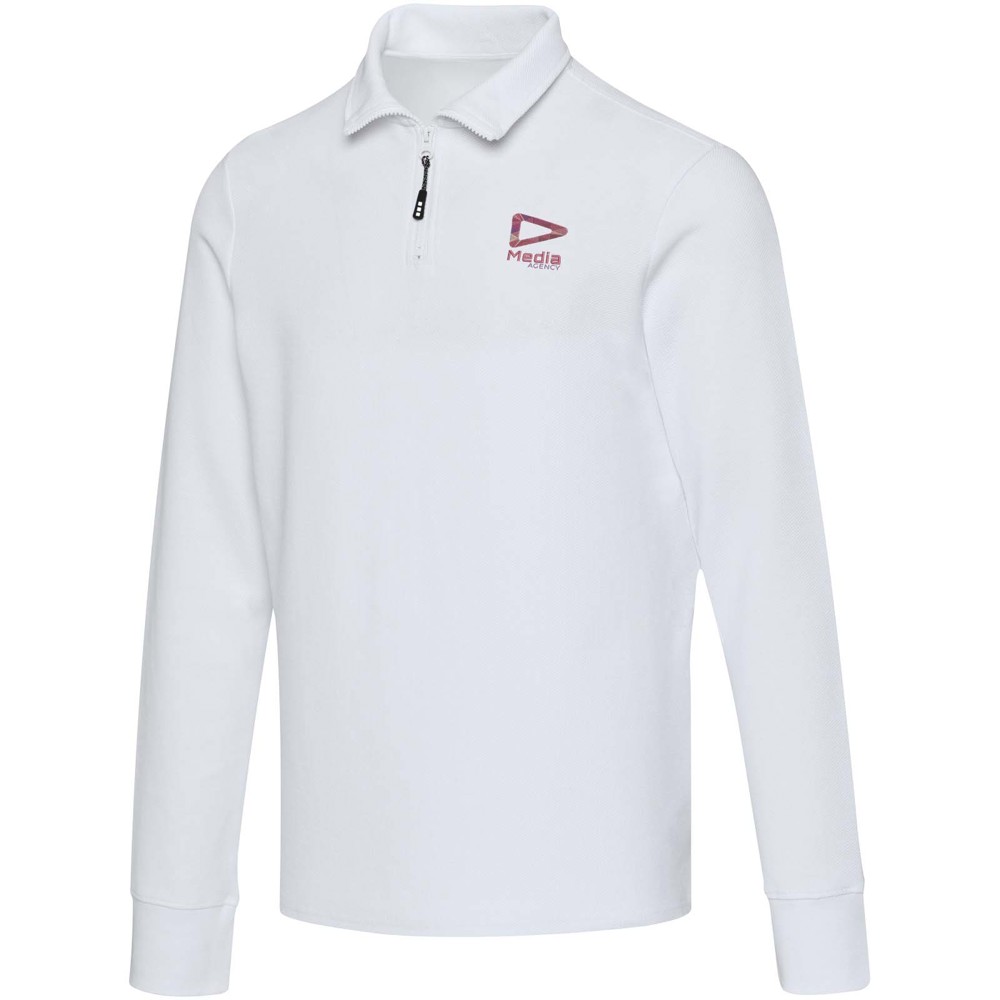 Apollo 245 g/m² Langarm Poloshirt Unisex mit Reißverschluss