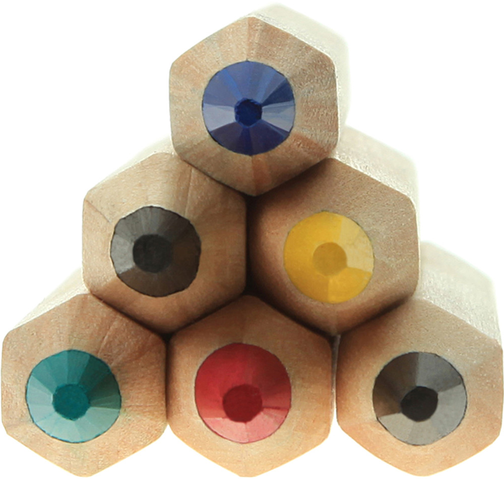 JUMBO Buntstifte-Set, Made in EU, FSC®, inkl. Individueller Rundumdruck