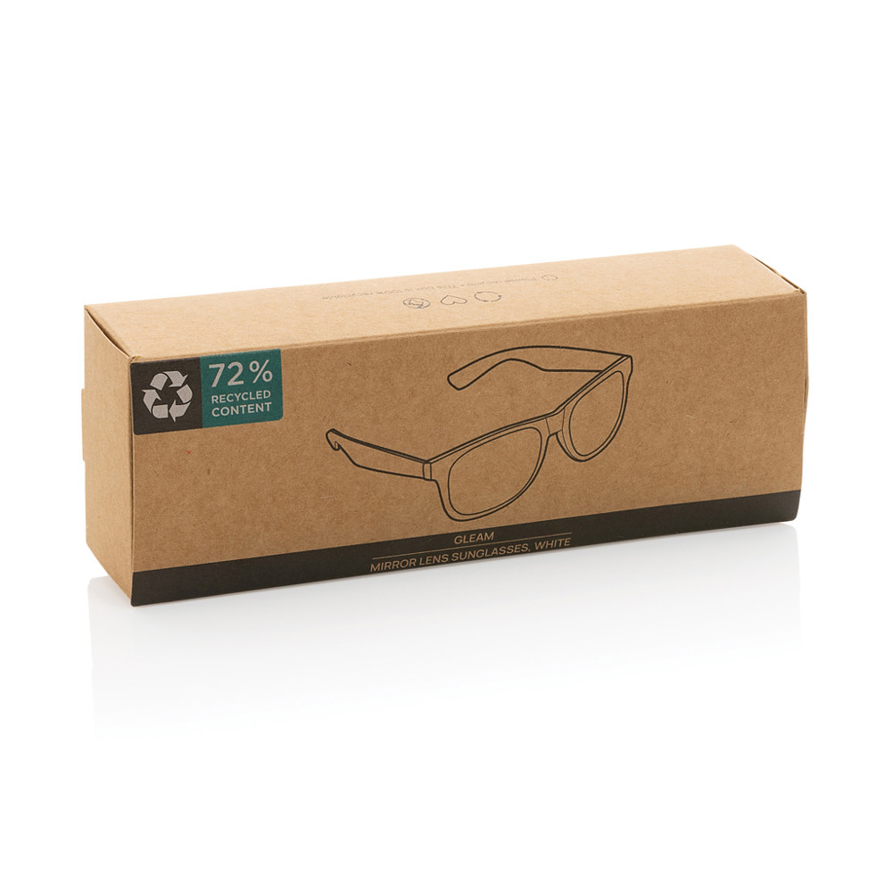 Gleam Sonnenbrille aus RCS rec. PC mit verspiegelten Gläsern