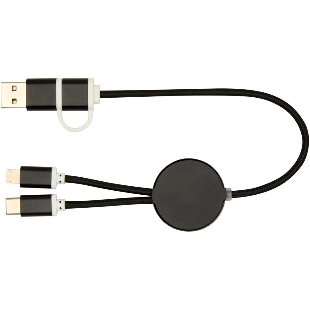 Alasia 30 cm 5-in-1 Kabel aus recyceltem Kunststoff für Datenübertragung und 27W Schnellladung