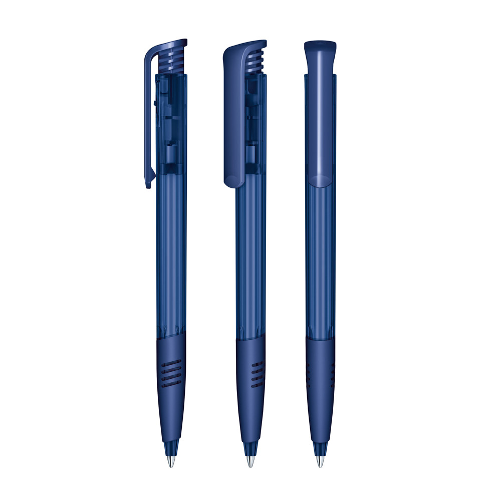 senator® Super Hit Clear SG Druckkugelschreiber - blau 2757