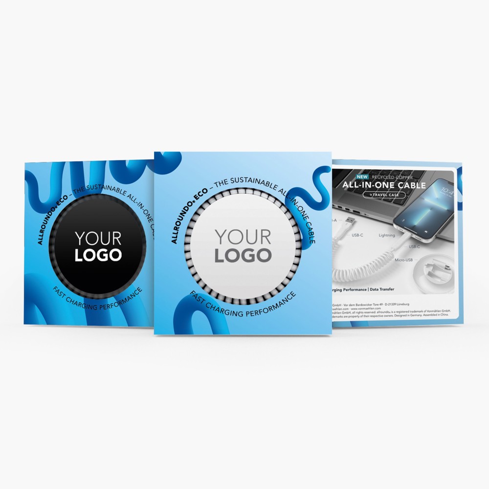 allroundo® eco - Das nachhaltige All-in-One Lade- und Datenkabel - Pantone Premium
