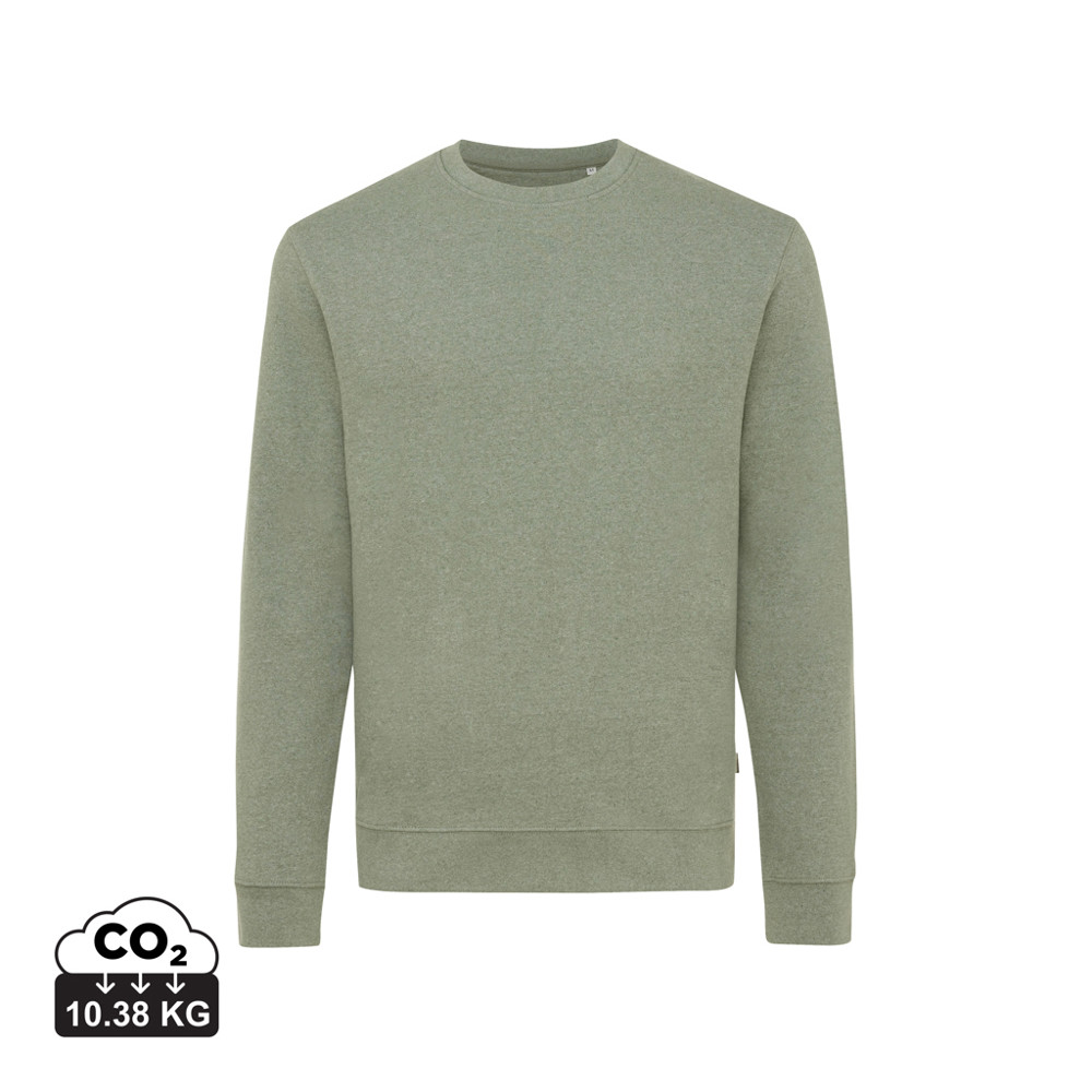 IQONIQ Denali ungefärbt. Rundhals-Sweater aus recycelter BW