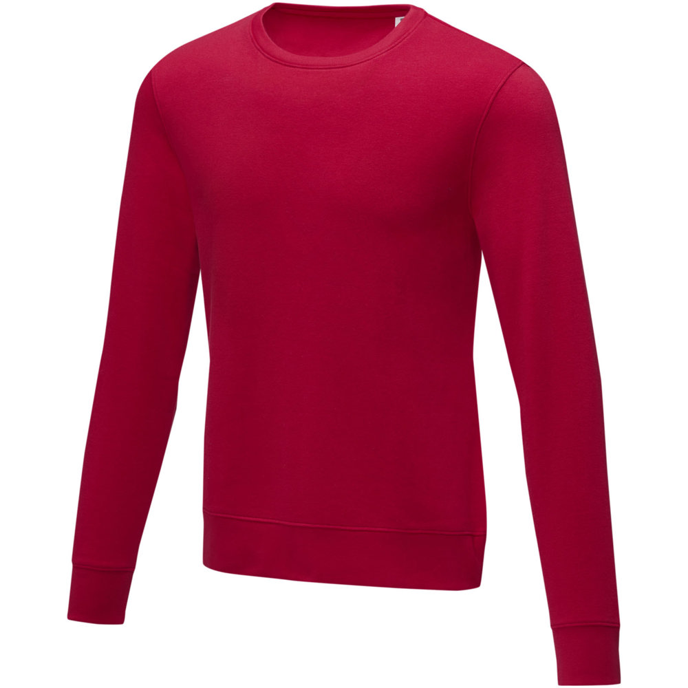 Charon 240 g/m² Herrenpullover mit Rundhalsausschnitt - Rot