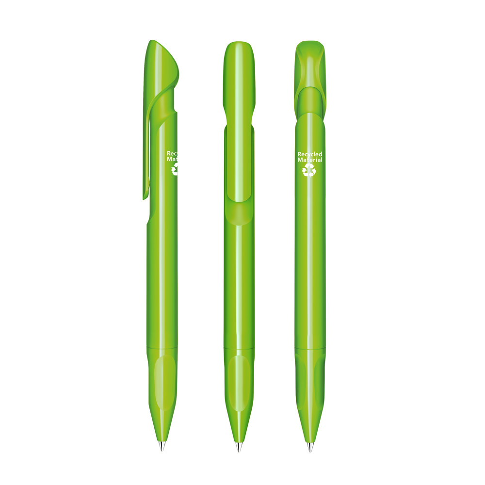 senator® Evoxx Polished Recycled Druckkugelschreiber - lime green