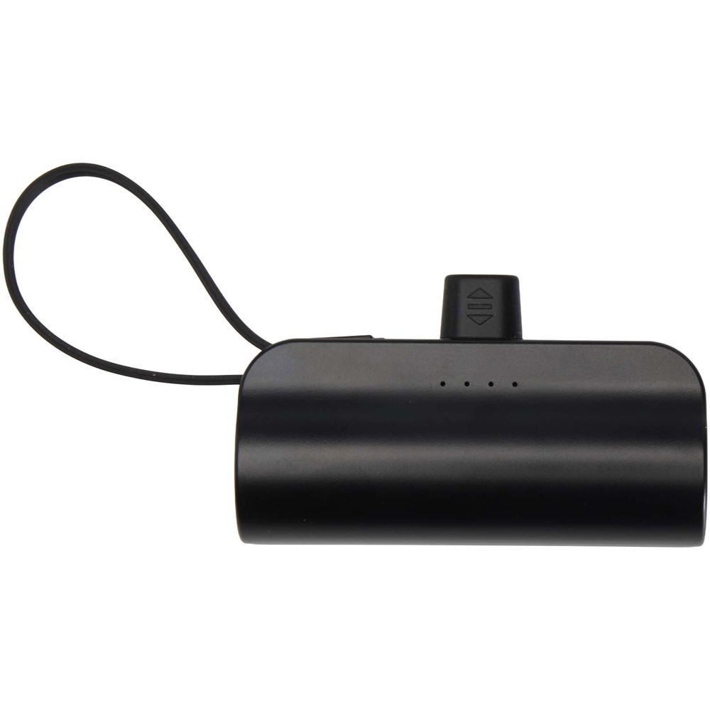 Alnair 10 W 5000 mAh Typ C Powerbank aus recyceltem Kunststoff mit integriertem Klappständer und 2 in 1 Kabel