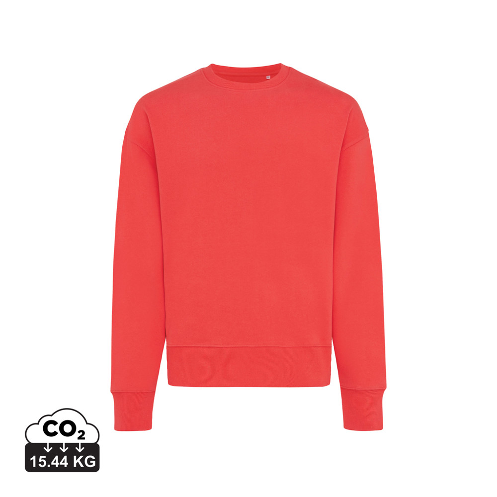 IQONIQ Kruger Relax-Rundhals-Sweater aus recycelt. Baumwolle