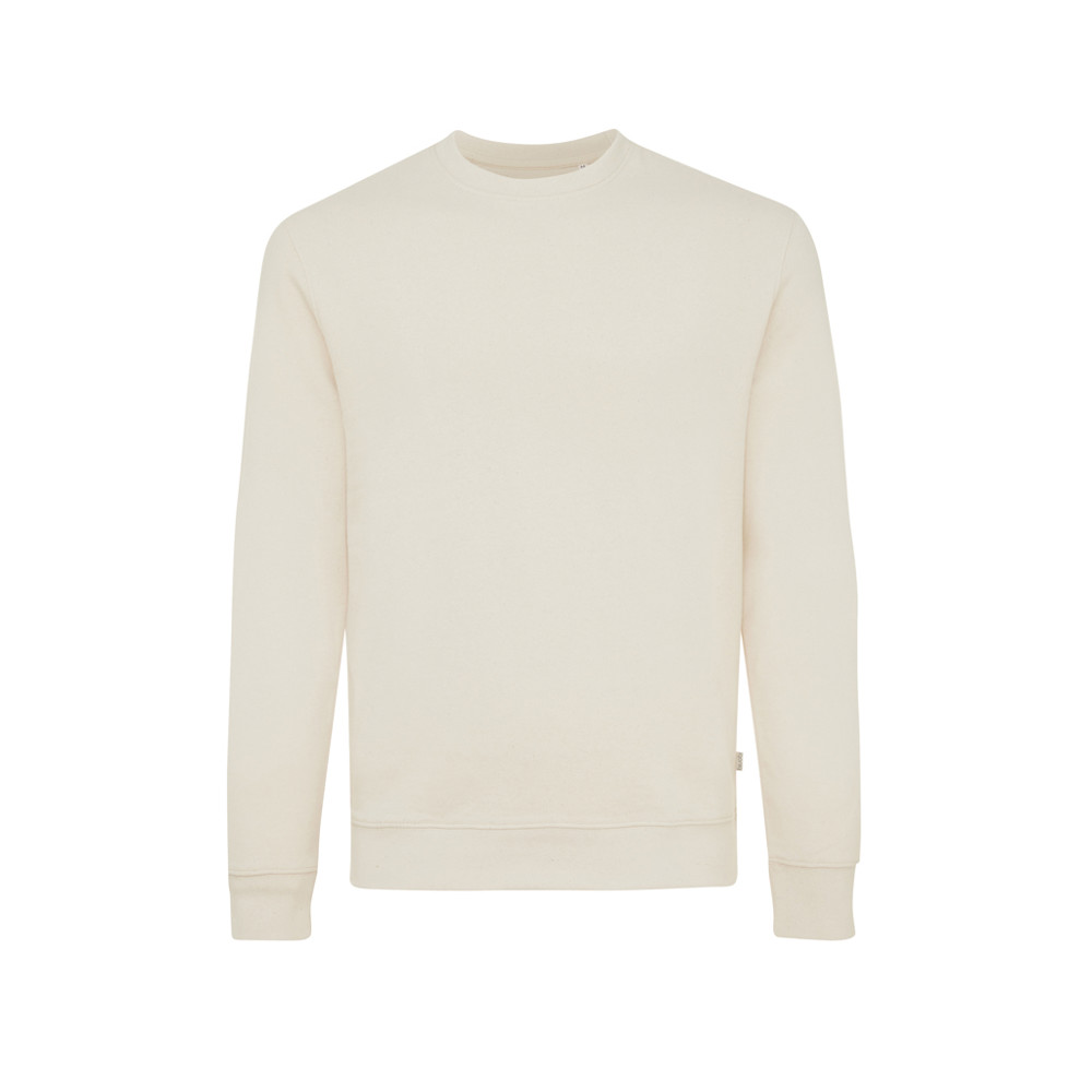 IQONIQ Denali ungefärbt. Rundhals-Sweater aus recycelter BW - natural raw (± PMS natural raw undyed)