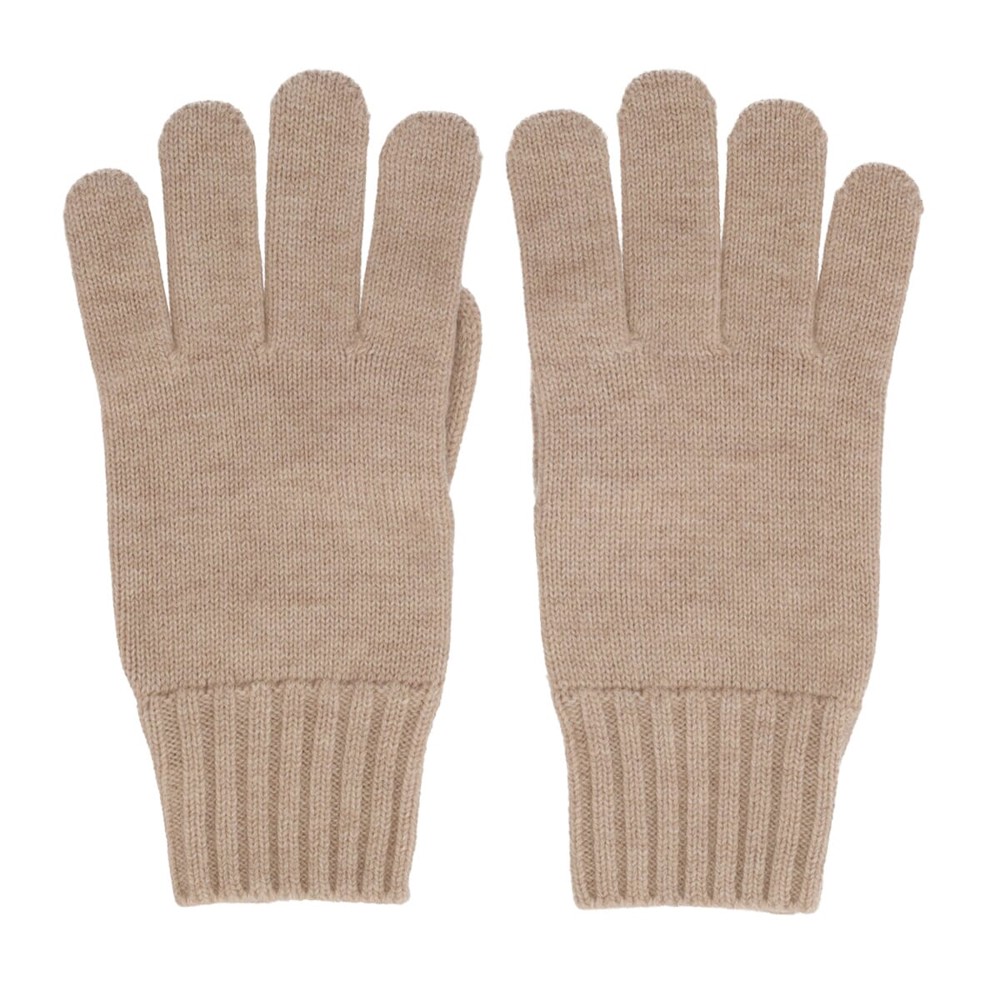 Niltons Strickhandschuhe, 100 % Merinowolle - Beige (PMS7529c) / Beige