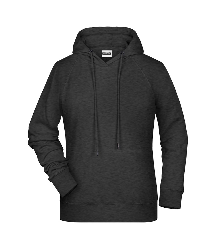 Ladies' Hoody OCS Blended & RCS - Black-heather (ca. Pantone blackC)