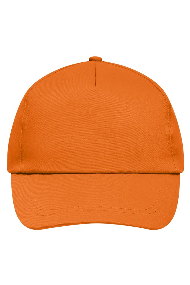 5 Panel Promo Cap Lightly Laminated - Orange (ca. Pantone 165C)