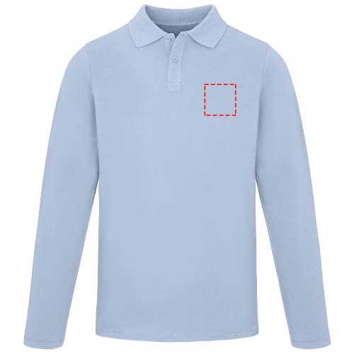 Calgary 180 g/m² Langarm Poloshirt für Herren