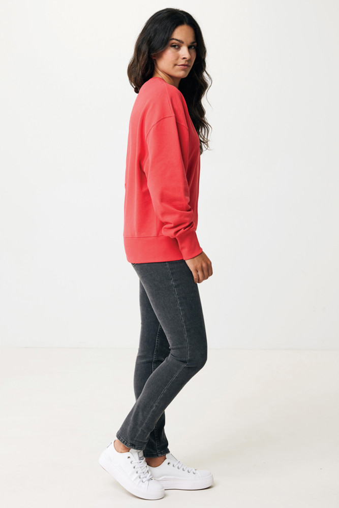 IQONIQ Kruger Relax-Rundhals-Sweater aus recycelt. Baumwolle