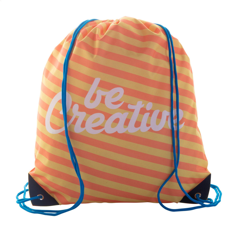 CreaDraw Plus - Individueller Turnbeutel - blau/weiß