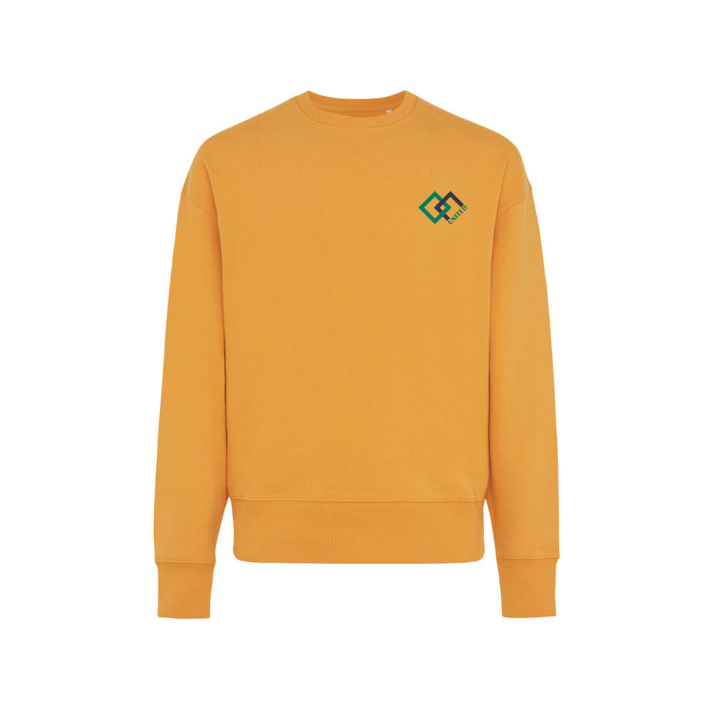 IQONIQ Kruger Relax-Rundhals-Sweater aus recycelt. Baumwolle