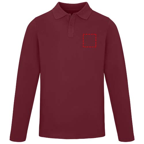 Calgary 180 g/m² Langarm Poloshirt für Herren