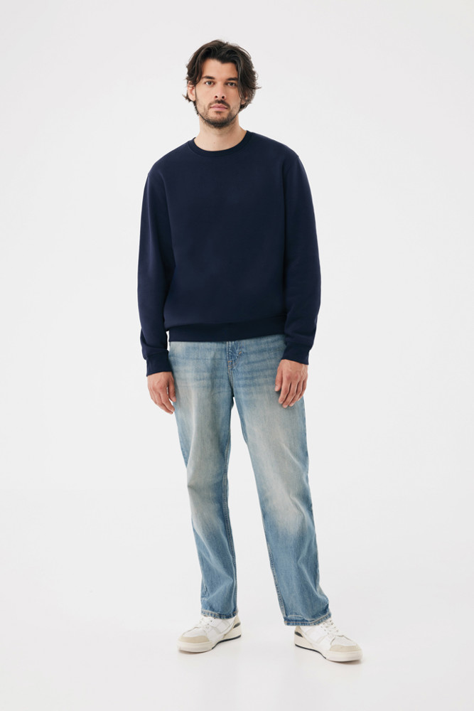 IQONIQ Torla Rundhals-Pullover aus recycelter Baumwolle