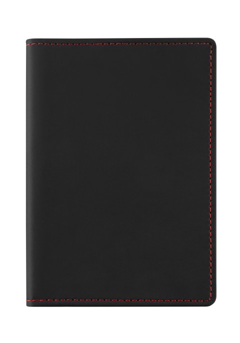 Blackmaxx® Ausweistasche "ColourCraft" schwarz - rot