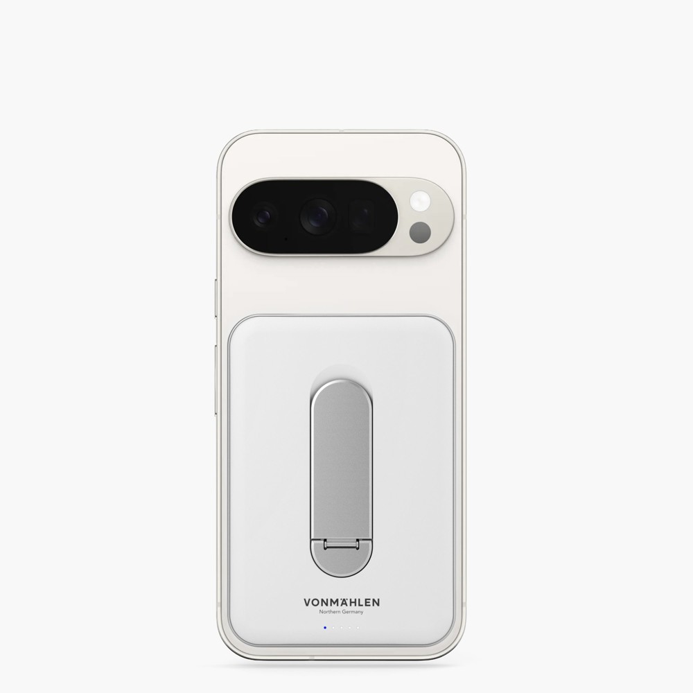 Evergreen Mag 10000 mit Kickstand - Die magnetische Powerbank mit Standfunktion - Weiß