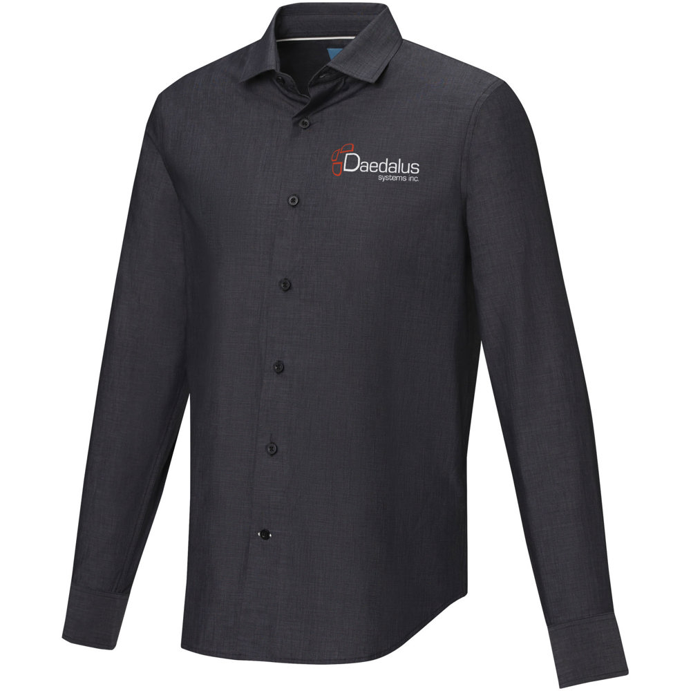 Cuprite Langarm Shirt aus Bio-Baumwolle für Herren
