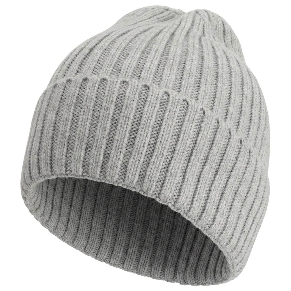 Nilton's Strickmütze, 15% Merinowolle - Grau (PMS430c) / Grau