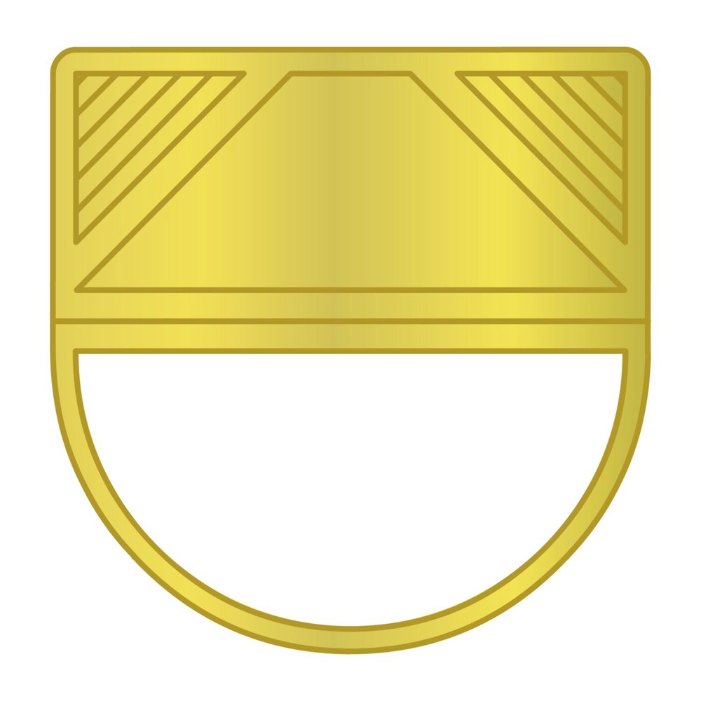 ROMINOX® Eckenklammer Corner Snap in Gold, idealer Mailingartikel für Dokumente, Büroklammer mit bis zu 10 Seiten Klemmkraft