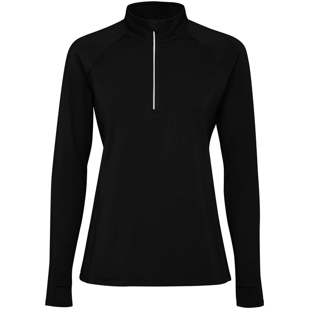 Estambul 200 g/m² Half-Zip Sweatshirt für Damen - Schwarz