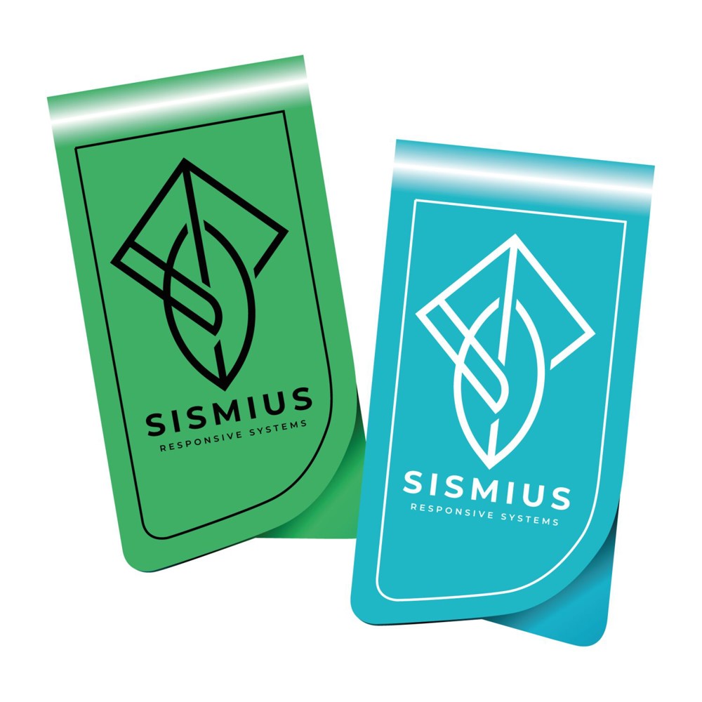 ROMINOX® Mehrweg-Büroklammer Prime Clip Color XL, idealer Mailingartikel für Dokumente, bis zu 25 Seitem Klemmkraft