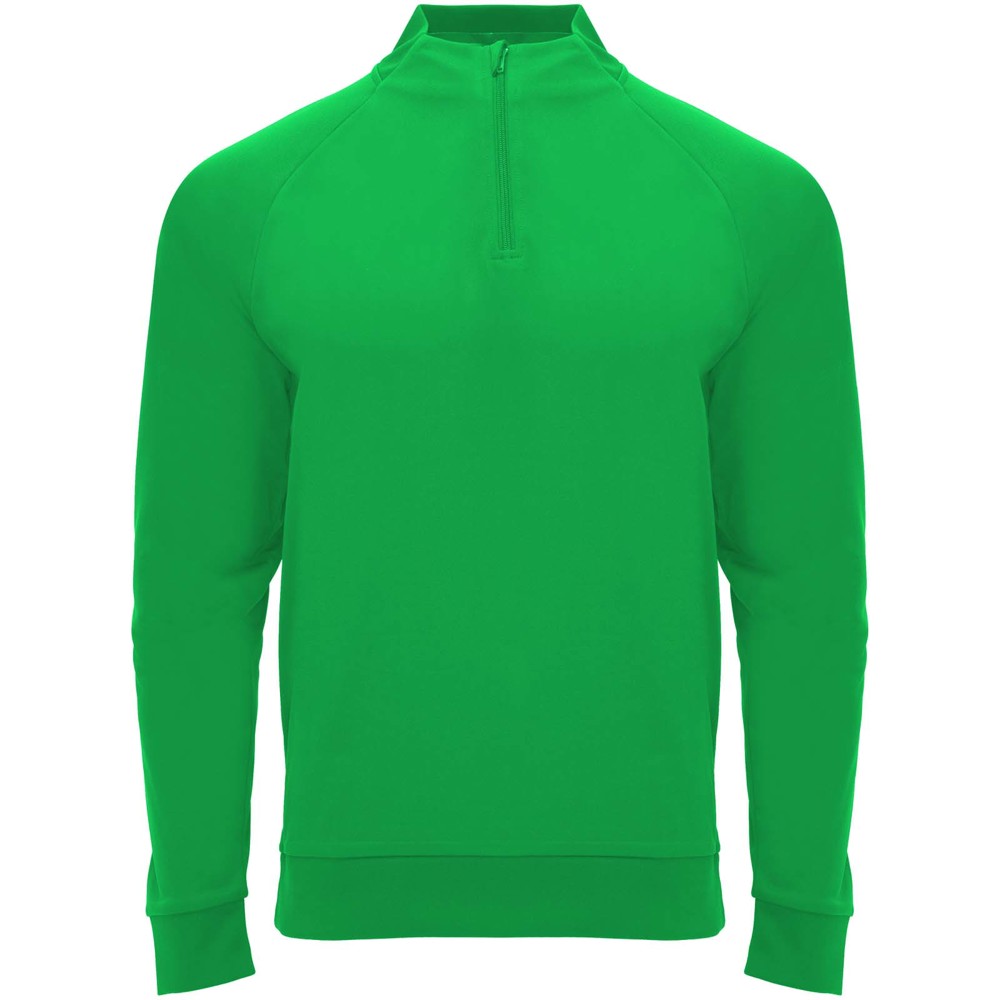 Epiro 200 g/m² Half-Zip Sweatshirt für Kinder - farngrün