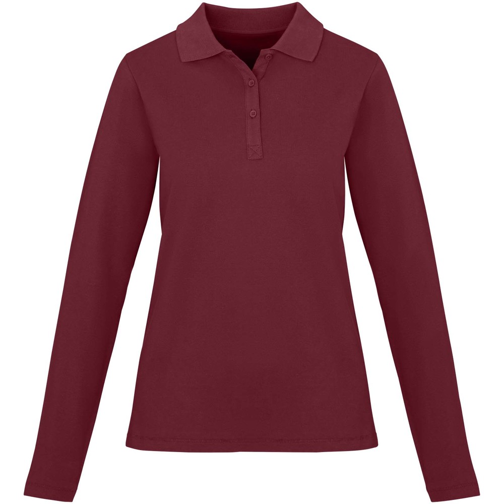 Calgary 180 g/m² Langarm Poloshirt für Damen