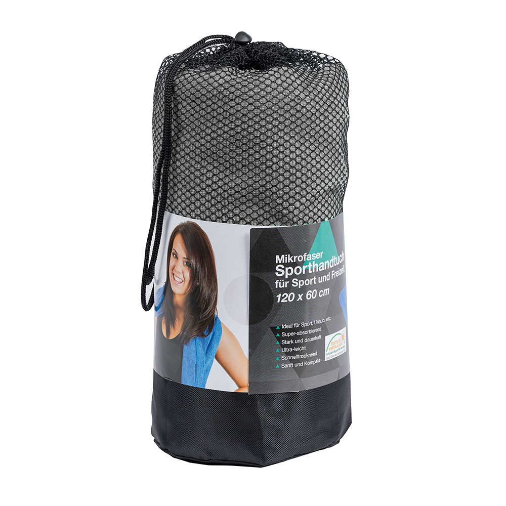 Sporthandtuch 60x120 cm - Grau