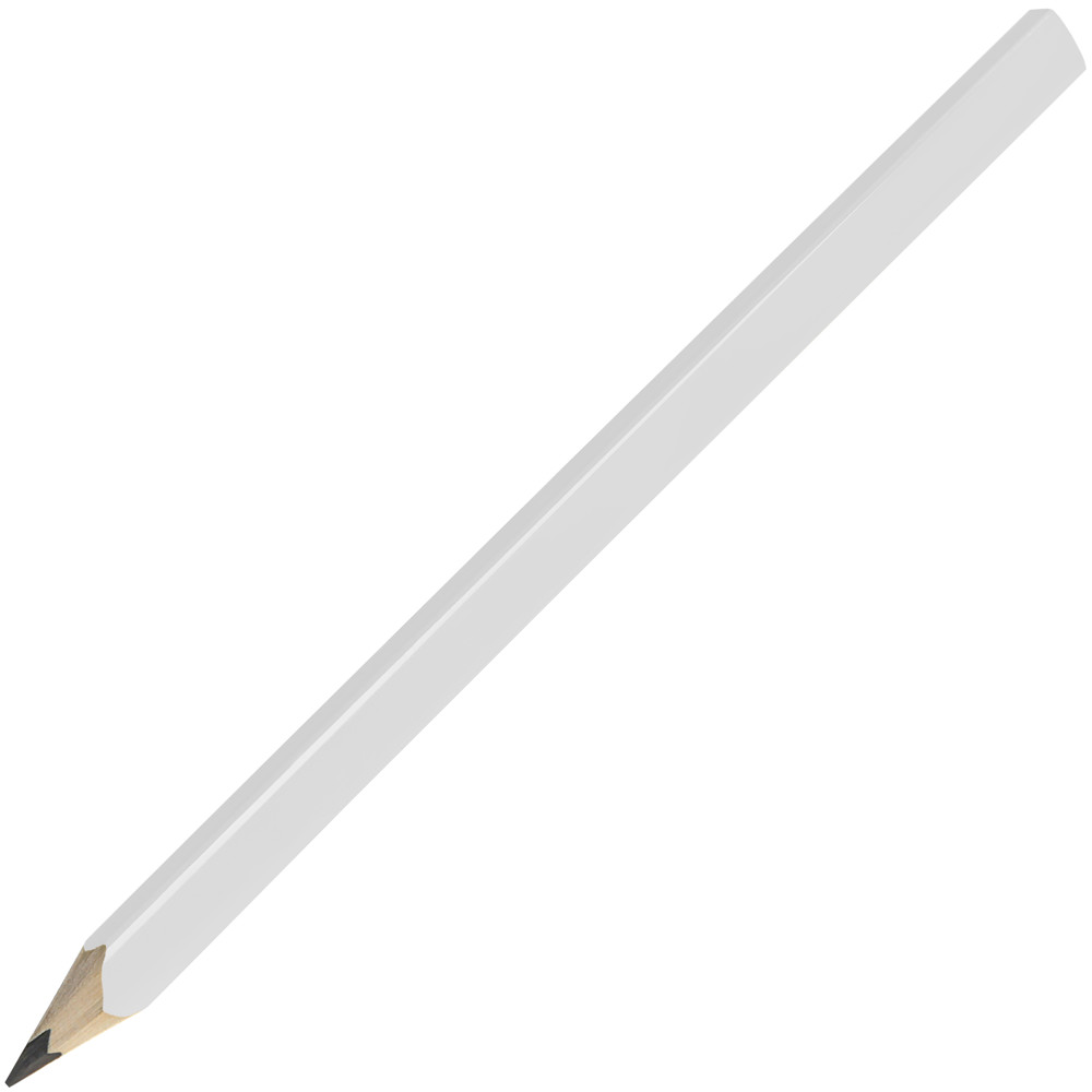 Zimmermannsbleistift, 24 cm, Made in EU, eckig-oval, gespitzt