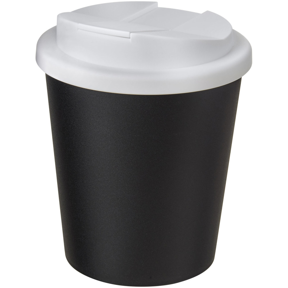 Americano® Espresso 250 ml Isolierbecher mit auslaufsicherem Schraubverschluss - schwarz, weiss