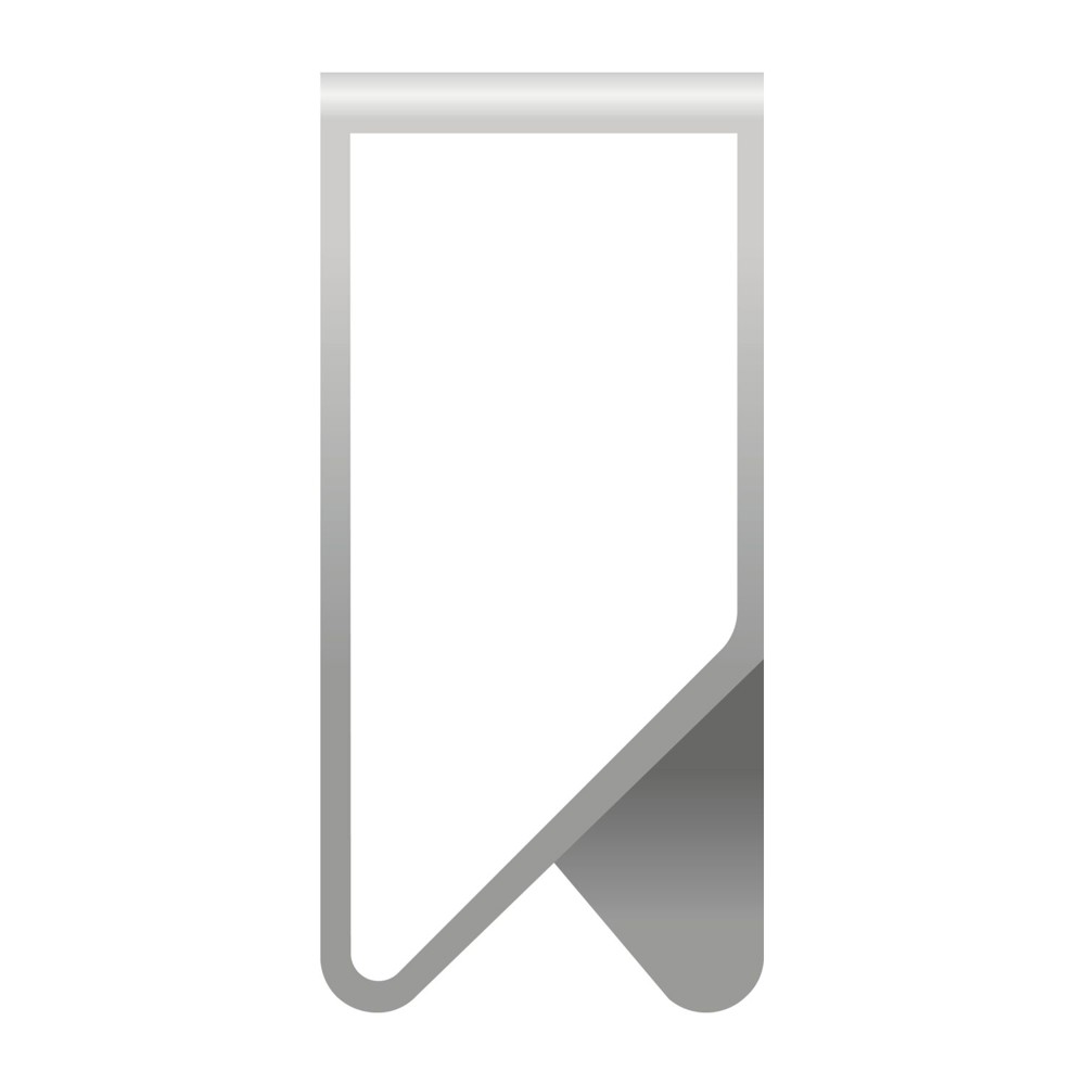 ROMINOX® Mehrweg-Büroklammer X Clip Variante A, idealer Mailingartikel für Dokumente, bis zu 12 Seiten Klemmkraft
