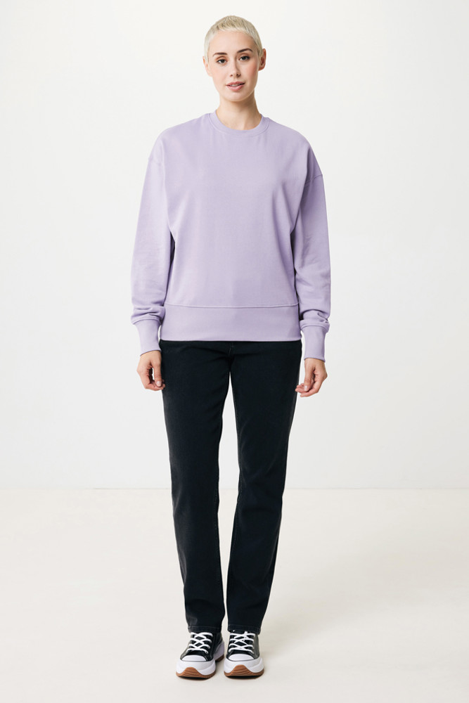IQONIQ Kruger Relax-Rundhals-Sweater aus recycelt. Baumwolle
