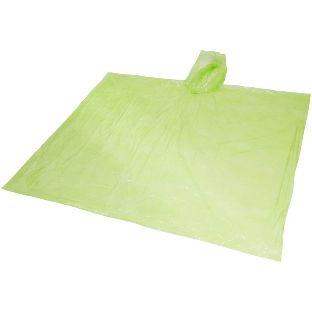 Ziva Einweg Regenponcho mit Hülle - limone
