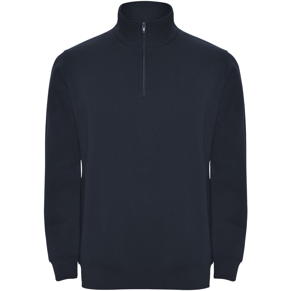 Aneto 280 g/m² Pullover mit Viertelreißverschluss - Marineblau