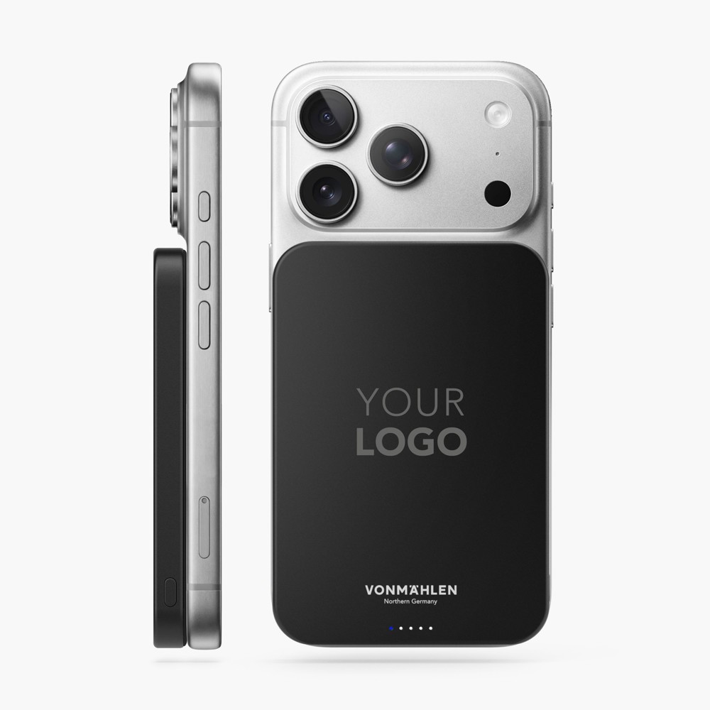 Evergreen Mag 5000 - Die magnetische Powerbank für den ganzen Tag - Schwarz