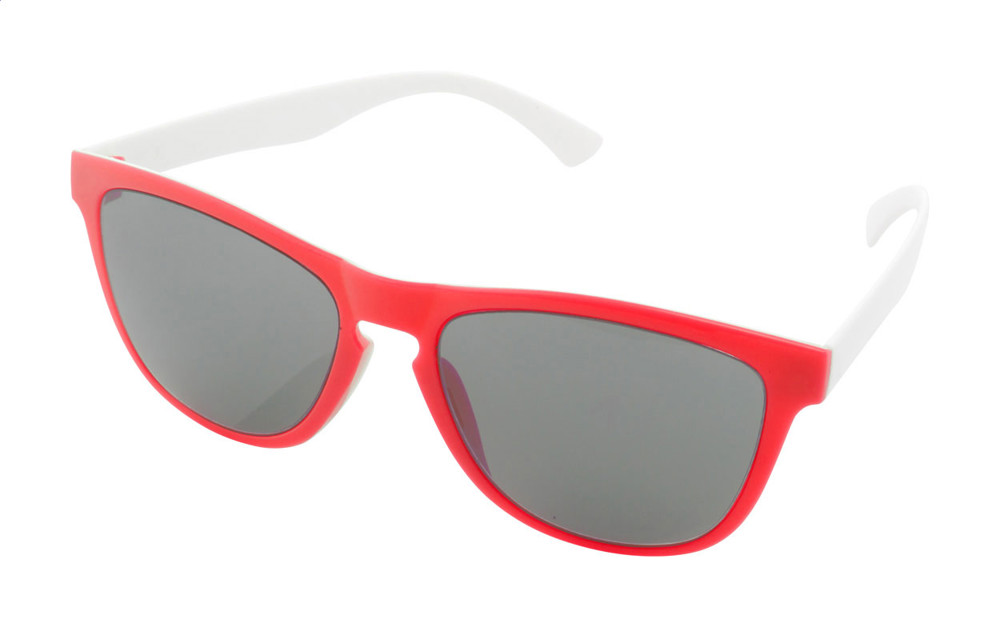 CreaSun - Sonnenbrille - rot/weiß